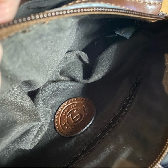 Etienne Agnier Mini Canvas/Leather Handbag - Picture 13 of 13